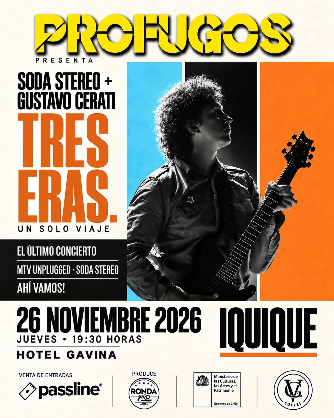 Afiche de Tres eras · Un solo viaje en Hotel Gavina